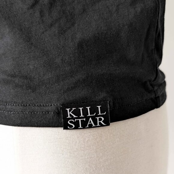 BNWT Spoiler Ringer top from Killstar MEDIUM we all die in the end - Picture 4 of 5